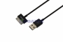 Изображение USB кабель для Samsung Galaxy tab шнур 1 м черный  интернет магазин Иватек ivatec.ru