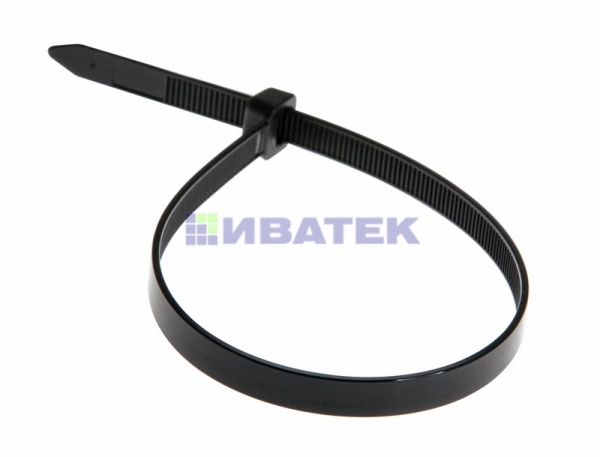 Хомут-стяжка кабельная нейлоновая REXANT 450 x7,6мм, черная, упаковка 5 пак, 100 шт/пак.