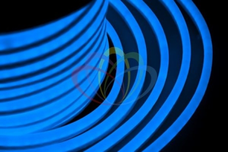 Изображение Гибкий неон светодиодный, постоянное свечение, синий, 220В, 5,3Вт/м, бухта 50м  интернет магазин Иватек ivatec.ru