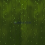 Изображение Гирлянда новогодняя "Светодиодный Дождь" 2х3м, постоянное свечение, черный провод, 220В, Зеленый  интернет магазин Иватек ivatec.ru