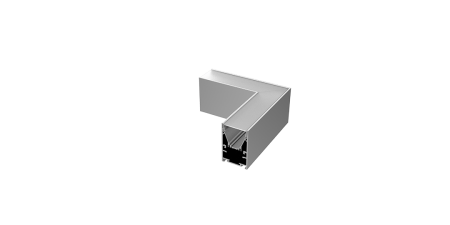 Изображение Угловой L-образный коннектор L5570-L90 для профиля L5570  интернет магазин Иватек ivatec.ru