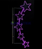 Изображение 13-556 Светодиодная консоль "Пять звезд" 90x200 розовый (220V)  интернет магазин Иватек ivatec.ru