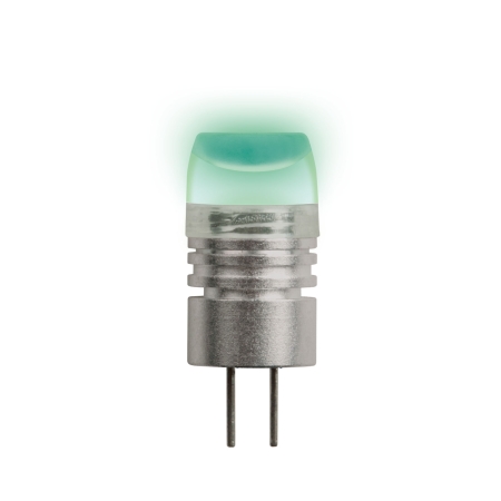 Изображение LED-JC-12/0,8W/GREEN/G4 Лампа светодиодная. Упаковка блистер  интернет магазин Иватек ivatec.ru