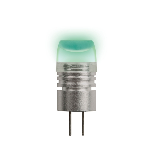 LED-JC-12/0,8W/GREEN/G4 Лампа светодиодная. Упаковка блистер