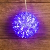 Изображение Шар светодиодный 220V, диаметр 12 см, 50 светодиодов, цвет Синий  интернет магазин Иватек ivatec.ru