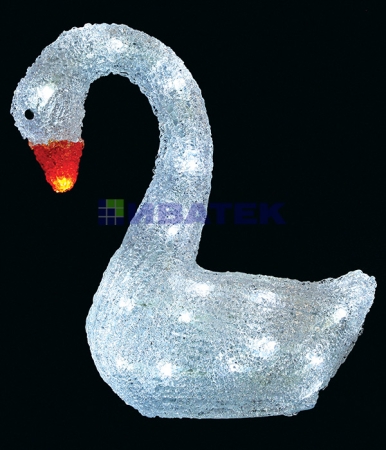 Изображение 14-059, Светодиодная фигура "Лебедь", 30  см, 32 led, 220/24V  интернет магазин Иватек ivatec.ru