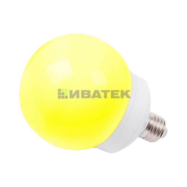 Лампа шар 100 12 LED е27  желтая NEON-NIGHT