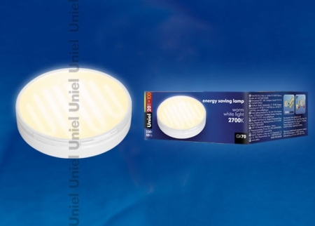 Изображение ESL-GX70-20/2700/GX70 Лампа энергосберегающая. Картонная упаковка  интернет магазин Иватек ivatec.ru