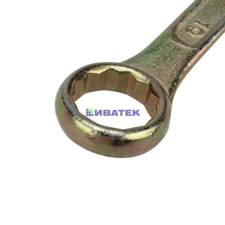 Изображение Ключ комбинированный REXANT 19 мм, желтый цинк  интернет магазин Иватек ivatec.ru