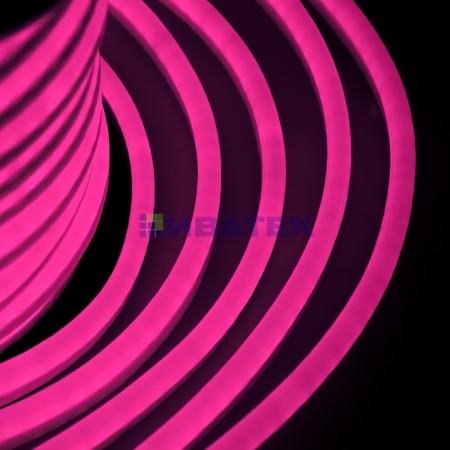 Изображение Гибкий неон светодиодный, постоянное свечение, розовый, 220В, бухта 50м  интернет магазин Иватек ivatec.ru