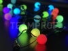 Изображение Гирлянда большие шарики, 5м, 220В, RGB, чёрный провод Код: 042011  интернет магазин Иватек ivatec.ru