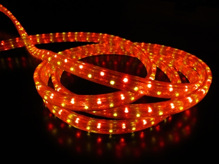 Изображение Дюралайт LED с динамикой, красно/желт, 220V, сечение 11*18мм, бухта100м LED-XF-3W-100M-240V-R/Y (2м)  интернет магазин Иватек ivatec.ru