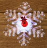 Изображение "Олень на снежинке" RGB на присоске 9,5*9,5 см  интернет магазин Иватек ivatec.ru
