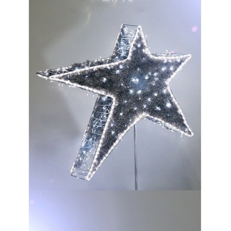 Изображение Макушка "Гагаринская звезда", 0.5 м, для ели 5-10м Цвет белый  интернет магазин Иватек ivatec.ru