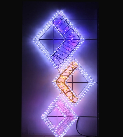 Изображение LED консоли металлический каркас 1,5х0,65м синий/желтый/розовый 220В IP54, цвет: синий, желтый, розо  интернет магазин Иватек ivatec.ru