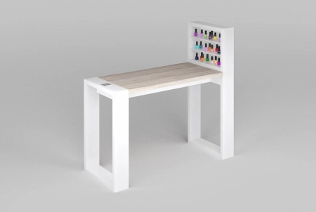 Изображение Модульный маникюрный стол Matrix с подставкой
для лаков  интернет магазин Иватек ivatec.ru