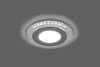 Изображение Светильник светодиодный с подсветкой, AL2330, 9W, 720 Lm, 4000К и подсветка 4000К, белый  интернет магазин Иватек ivatec.ru