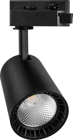 Изображение Светильник со светодиодами трековый на шинопровод, AL100, 8W, 720 Lm, 4000К, 35 градусов, черный  интернет магазин Иватек ivatec.ru