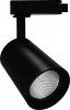 Изображение Светильник со светодиодами трековый на шинопровод, AL100, 8W, 720 Lm, 4000К, 35 градусов, черный  интернет магазин Иватек ivatec.ru