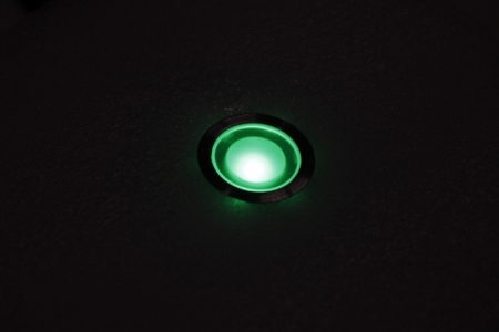 Изображение SC-B105B Green круглый LED floor light  корпус из нержавеющей стали, зеленый свет, 30*H18.5mm, 0.3W, DC12V, IP67, кабель 0.5м с двух сторон с разъемам  интернет магазин Иватек ivatec.ru