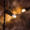 Изображение Гирлянда "Светодиодный Дождь" 2х1,5м, постоянное свечение, темно-зеленый провод, 220В, диоды ТЁПЛО-Б  интернет магазин Иватек ivatec.ru