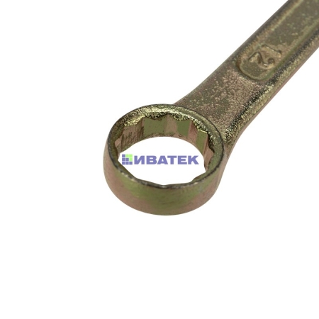 Изображение Ключ комбинированный REXANT 12 мм, желтый цинк  интернет магазин Иватек ivatec.ru