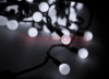 Изображение Гирлянда новогодняя "LED - шарики", диаметр 17,5мм  20 м, цвет свечения Белый, 220В, Neon-Night  интернет магазин Иватек ivatec.ru