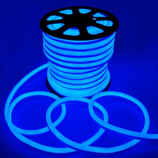 23-400 LED Neon-Light 24V,двухсторонний (20*8мм),синий