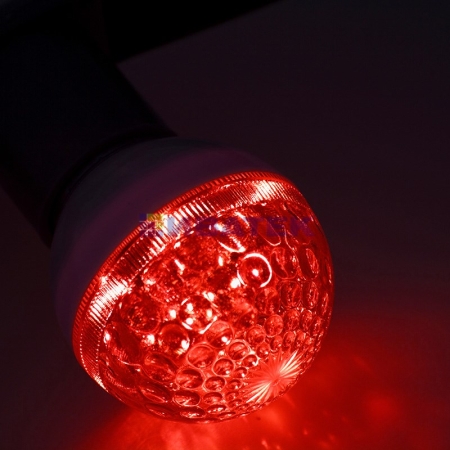 Изображение Лампа-шар для новогодней гирлянды "Белт-лайт"  DIA 50 10 LED е27  (Красная)  24V/AC  Neon-Night  интернет магазин Иватек ivatec.ru