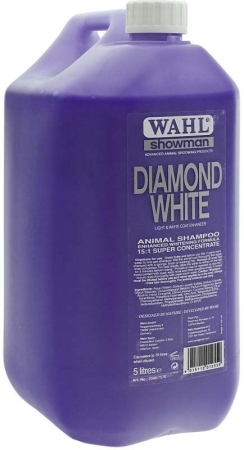 Изображение Профессиональный концентрированный шампунь для животных Wahl Diamond White  Shampoo 5л  интернет магазин Иватек ivatec.ru