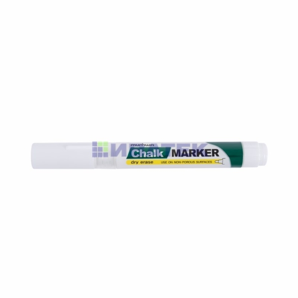 Маркер меловой MunHwa «Chalk Marker» 3 мм, белый, спиртовая основа  уп 24шт