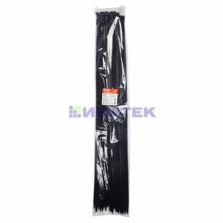 Изображение Хомут-стяжка кабельная нейлоновая REXANT 920 x9,0мм, черная, упаковка 100 шт.  интернет магазин Иватек ivatec.ru