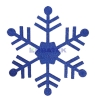Изображение Елочная фигура "Снежинка классическая", 66 см, цвет Синий  интернет магазин Иватек ivatec.ru