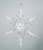 Изображение 14-043, Светодиодная фигура "Снежинка" 60x60cm 32 led , 220/24v провод 5 м.  интернет магазин Иватек ivatec.ru