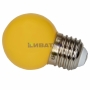 Изображение Лампа-шар для новогодней гирлянды "Белт-лайт"  DIA 45 3 LED е27  Жёлтая  интернет магазин Иватек ivatec.ru