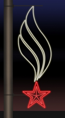 Изображение Консоль звезда и пламя, RL-KN-9-1-WWR  интернет магазин Иватек ivatec.ru