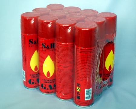 Изображение Газ, для заправки зажигалок, горелок S&B (200 мл).  интернет магазин Иватек ivatec.ru