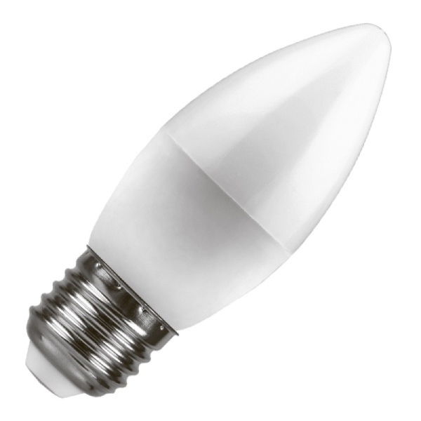 Лампа светодиодная  C35/C37, LB-570 (9W) 230V E27 2700K свеча