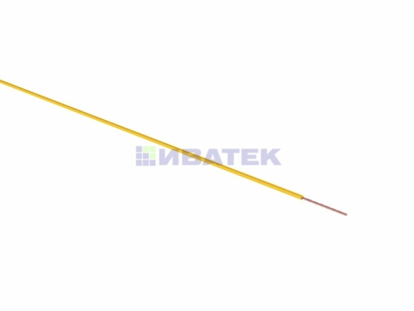 Провод ПГВА REXANT 1х0.75 мм², желтый, бухта 100 м