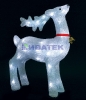 Изображение 14-054, Светодиодная фигура "Олень" 38 см, 40 led, 220/24V., белый  интернет магазин Иватек ivatec.ru