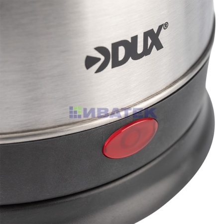 Изображение Чайник электрический, нержавеющая сталь 1,5 литра, 1850 Вт/220В  (DX3015)  DUX  интернет магазин Иватек ivatec.ru