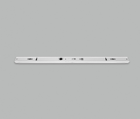 Изображение Светильник  светодиодный линейный IP20, AL4001 для LED лампы типа Т8, Складной цоколь G13, стальной корпус, 625*17*33мм  интернет магазин Иватек ivatec.ru