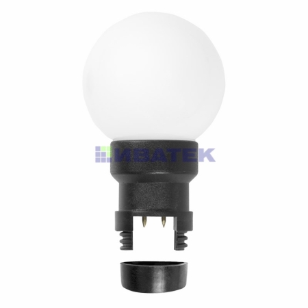Изображение Лампа шар 6 LED для белт-лайта  цвет: Белый Ø45мм матовая колба  интернет магазин Иватек ivatec.ru