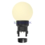 Изображение Лампа шар 6 LED вместе с патроном для белт-лайта, цвет: ТЕПЛЫЙ БЕЛЫЙ, Ø45мм, белая матовая колба  интернет магазин Иватек ivatec.ru