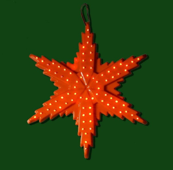 Светодиодная игрушка Звезда 450мм Цвет Красный