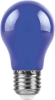 Изображение Лампа светодиодная, (3W) 230V E27 синий A50, LB-375  интернет магазин Иватек ivatec.ru