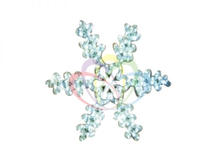 Изображение Фигура световая "Снежинка резная" цвет Белый, размер  45*38 см  Neon-Night  интернет магазин Иватек ivatec.ru