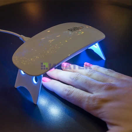 Изображение Лампа для сушки ногтей Mini Nail Original (LED,6Вт, кабельUSB)  REXANT  интернет магазин Иватек ivatec.ru
