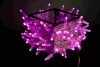 Изображение Светодиодная гирлянда нить 10м, 24В, статика, прозрачный провод, розовая  интернет магазин Иватек ivatec.ru
