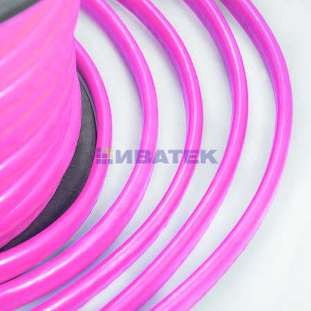 Изображение Гибкий неон светодиодный, постоянное свечение, розовый, 220В, бухта 50м  интернет магазин Иватек ivatec.ru